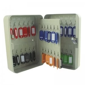 Image of Q Connect KF04027 48 Key Cabinet - Pearl Grey