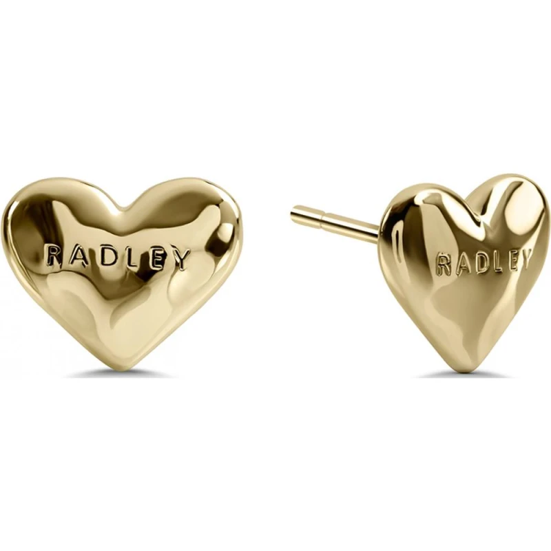 Image of Radley Womens RYJ1560S Beaton Close Pair Of Earrings in Gold Gold Female One Size
