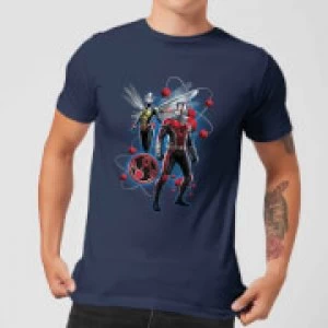Image of Ant-Man And The Wasp Particle Pose Mens T-Shirt - Navy - XL