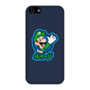 Image of Nintendo Super Mario Luigi Kanji Phone Case - iPhone 5C - Snap Case - Gloss