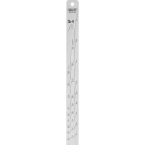 Image of Sealey Aluminium Paint Measuring Stick 1:1/3:1