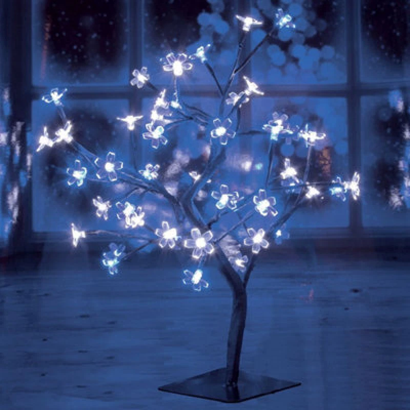 Image of Christmas Workshop 45cm 48 LED Blossom Tree - Blue & White 71620