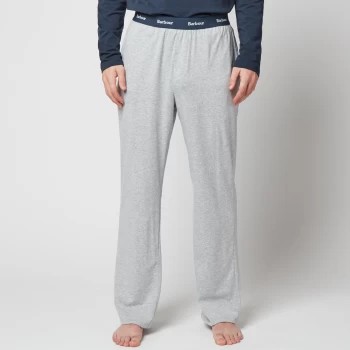Image of Barbour Lounge Mens Abbott Sweatpants - Light Grey Marl - M