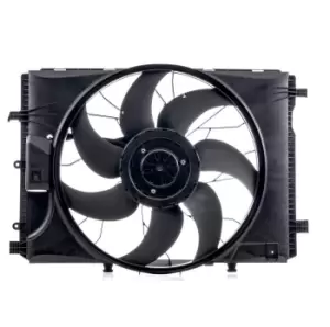 Image of RIDEX Cooling Fan 508R0142 Radiator Fan,Fan, radiator MERCEDES-BENZ,C-Klasse Limousine (W204),C-Klasse T-modell (S204),E-Klasse Limousine (W212)