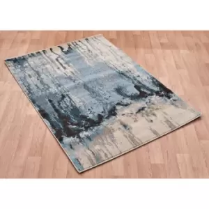 Image of Colores modern rugs Col 04 200cm x 300cm Rectangle - Blue