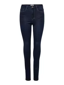 Image of ONLY Onlroyal Life Hw Skinny Fit Jeans Women Blue