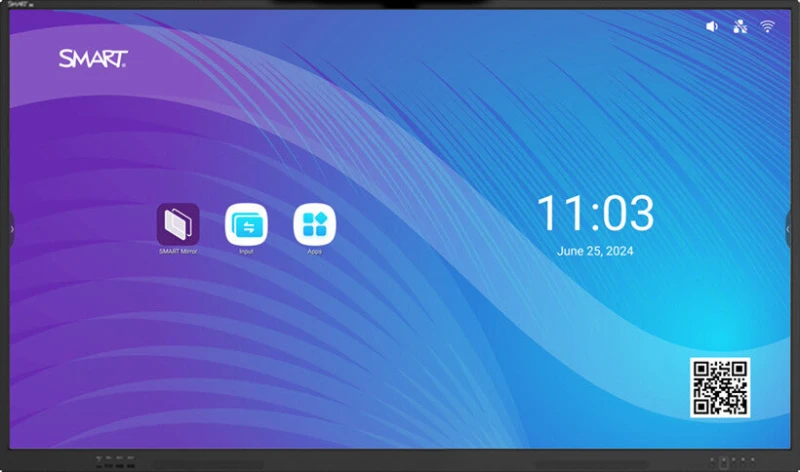 Image of Smart Technologies SMART Technologies NX165-5A interactive whiteboard 165.1cm (65") 3840 x 2160 pixels Black USB / Bluetooth NX165-5A