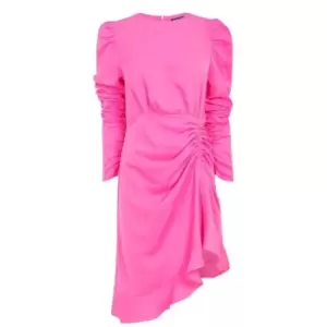 Image of I Saw It First Rucherd Dress - Pink