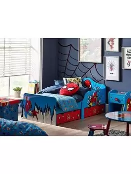 Image of Spiderman Spider Man Toddler Bed, Blue