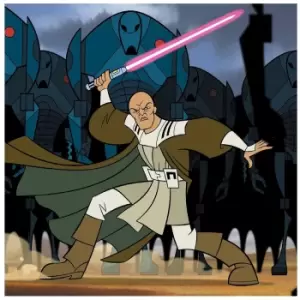 Image of Hasbro Star Wars The Black Series Mace Windu 6" Action Figure