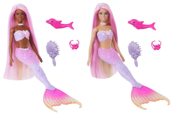 Image of Barbie Malibu Colour Change Mermaid Doll and Accessories