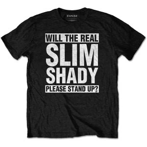 Image of Eminem - The Real Slim Shady Mens Medium T-Shirt - Black