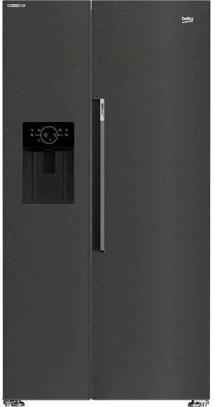 Image of Beko ASN652VPZ American Style Fridge Freezer