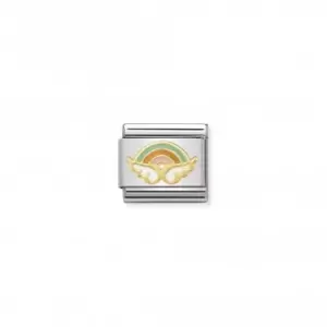 Image of Nomination Composable Classic Gold Angel Of Happy Endings Link 030272/38