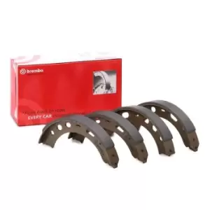 Image of BREMBO Handbrake Shoes ESSENTIAL LINE S 65 503 Parking Brake Pads,Handbrake Pads PORSCHE,BOXSTER (986),944,PANAMERA,911 (997),911 (996),924 Coupe