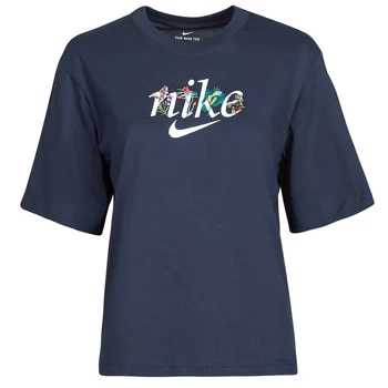 Image of Nike NSTEE BOXY NATURE womens T shirt in Blue - Sizes S,M,L,XL,XS