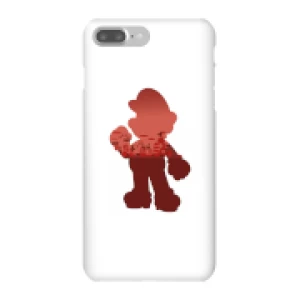 Image of Nintendo Super Mario Mario Silhouette Phone Case - iPhone 7 Plus - Snap Case - Gloss
