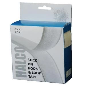 Image of Halco Stick On Hook and Loop Roll 20mm x 5m 20AWHL5BOX