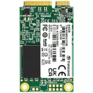 Image of Transcend MSA372M 64GB Internal mSATA SSD SATA III Retail TS64GMSA372M