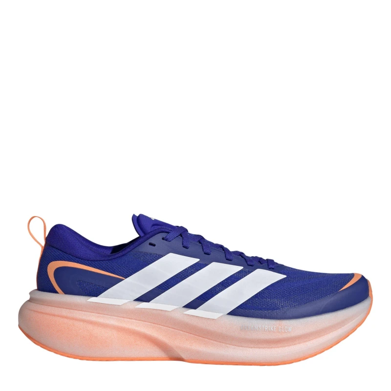 Image of adidas Supernova Glide Mens Running Shoes Blue/Orange male 12 (47.3)