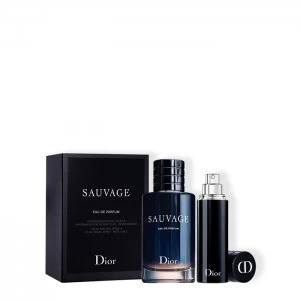 Image of Dior Sauvage Eau de Parfum 100ml Travel Gift Set