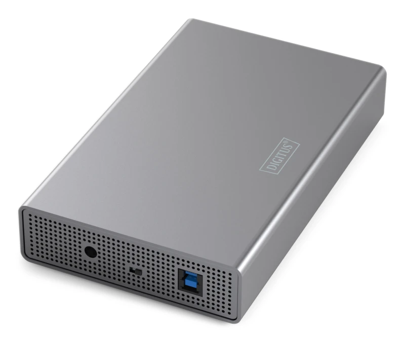 Image of Digitus USB 3.0 hard disk enclosure. 3.5". SATA. 16TB. aluminum