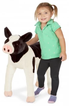 Image of Melissa Doug Calf Soft Toy Giant.