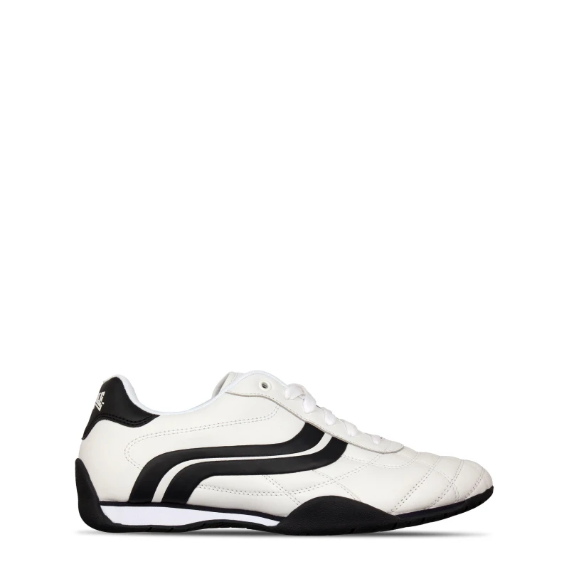Image of Lonsdale Camden Trainers Mens White/Navy male 7 (41)