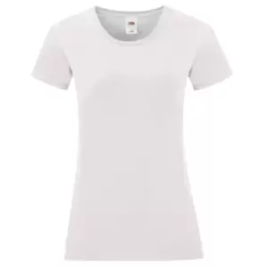 Image of Fruit of the Loom Womens/Ladies Iconic 150 T-Shirt (M) (White)