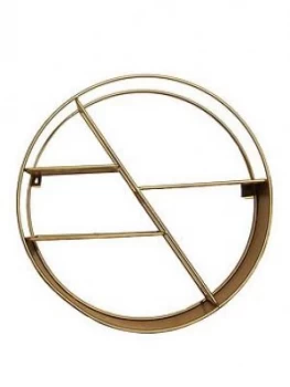 Image of Arthouse Circular Gold Shelf