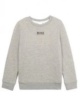 Image of Hugo Boss Classic Crew Neck Sweatshirt Grey Size 16 Years Kids