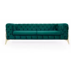 Image of Jaguar Green V2 2 seater sofa set