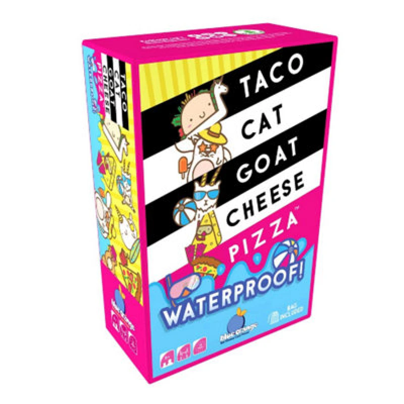 Image of Asmodee Taco Cat Goat Cheese Pizza Poolside - Brand New And Sealed