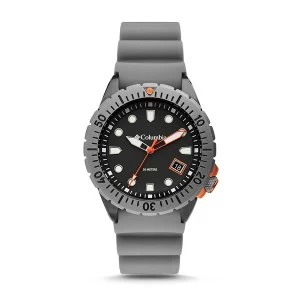 Image of Columbia CSC04-002 Pacific Outlander Grey 3-Hand Date Grey Silicone Watch