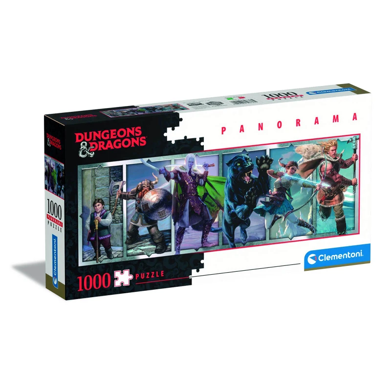 Image of Clementoni Dungeons & Dragons 1000 Piece Panorama Jigsaw Puzzle