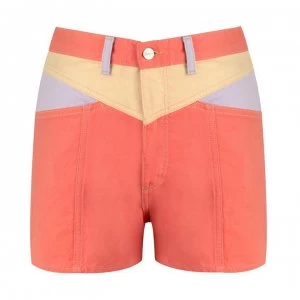 Image of Wrangler Retro Shorts - Colour Block