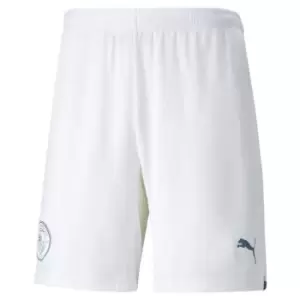 Image of Puma Manchester City Away Shorts 2021 2022 - White