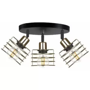 Image of Keter Viva Ceiling Spotlight Clusters Gold, 35cm, 3x E27