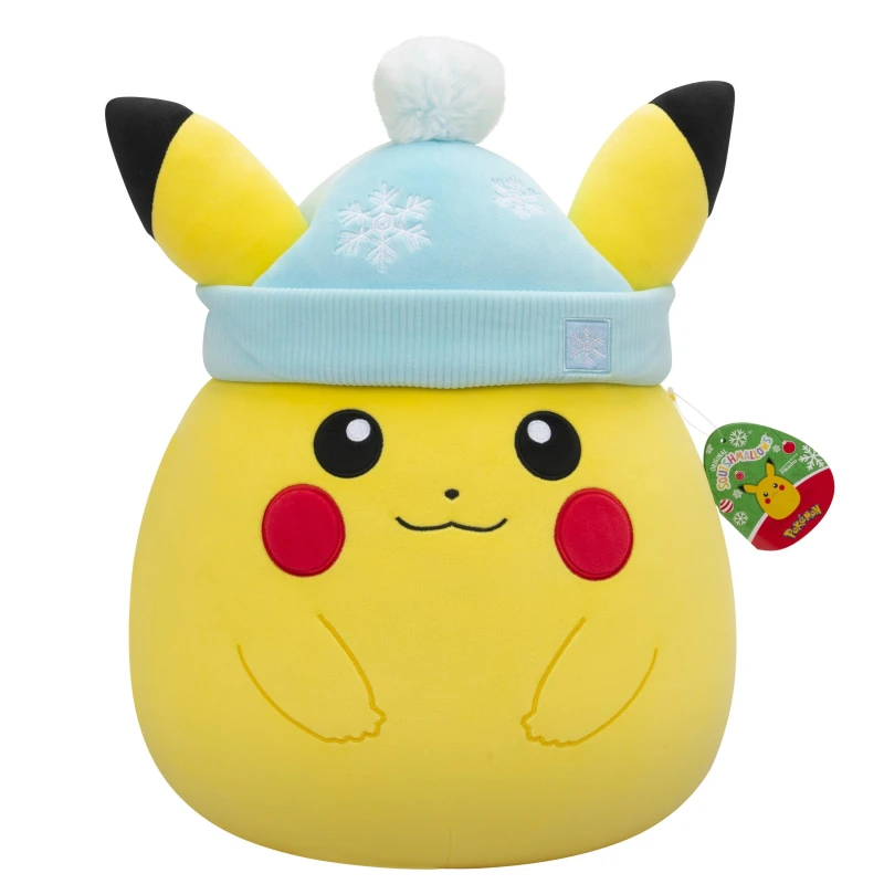 Image of Squishmallows Original 14-Inch Holiday Pikachu Pokmon Plush - Multi Multi One Size