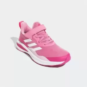 Image of adidas FortaRun Sport Running Elastic Lace and Top Strap - Bliss Pink / Cloud White / Pul