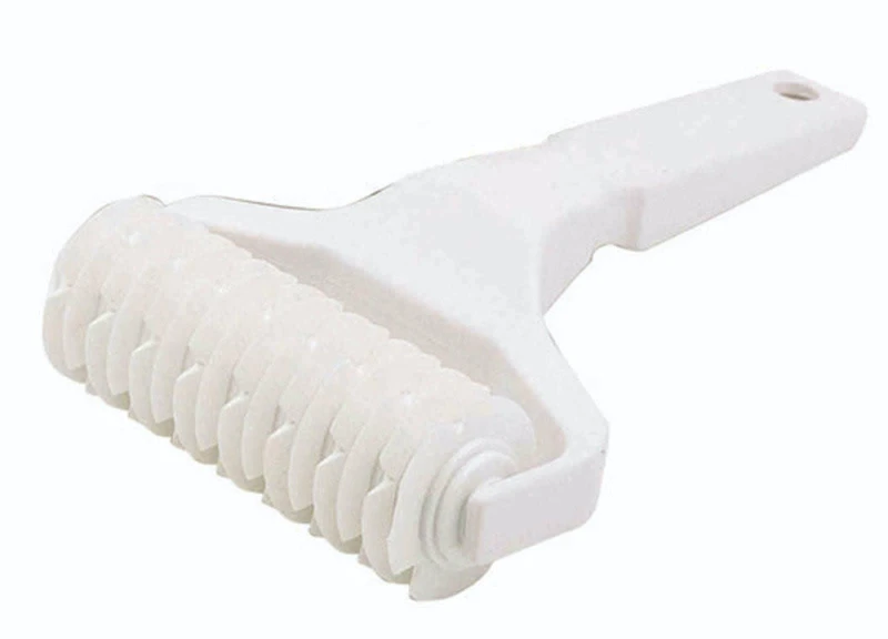 Image of Kitchencraft White Lattice Pastry Roller, Blister Packed White