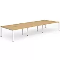 Image of dynamic Computer Desk Evolve Plus B6P16BCHW Beech 4800 mm x 1600 mm x 730 mm
