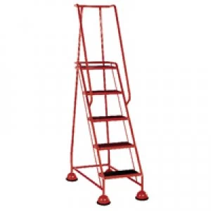 Image of Slingsby Red 5 Tread Metal Rubber Steps 125KG Max