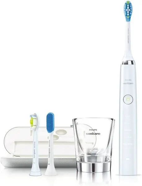 Image of Philips Sonicare HX9304/08 DiamondClean White Sonic Electric Toothbrush