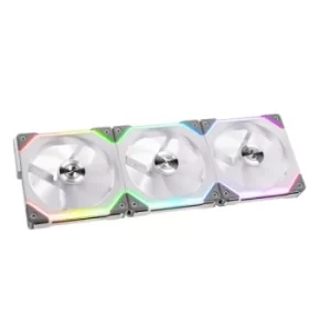 Image of Lian-Li UNI SL120 Addressable RGB White 120mm Fan Triple Pack with Controller