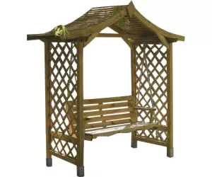 Image of Rowlinson Dartmouth Garden Arbour Swing Seat