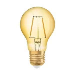 Image of Osram 1.5W Vintage Gold LED GLS Bulb ES/E27 Very Warm White - 293182