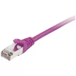 Image of Equip 605551 RJ45 Network cable, patch cable CAT 6 S/FTP 2m Violet gold plated connectors