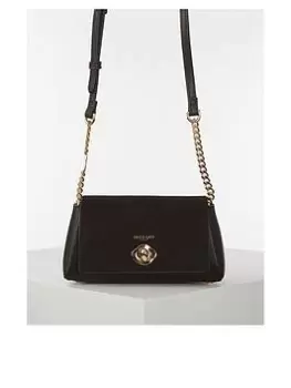 Image of Luella Grey Delilah Turnlock Evening Bag - Black, Women