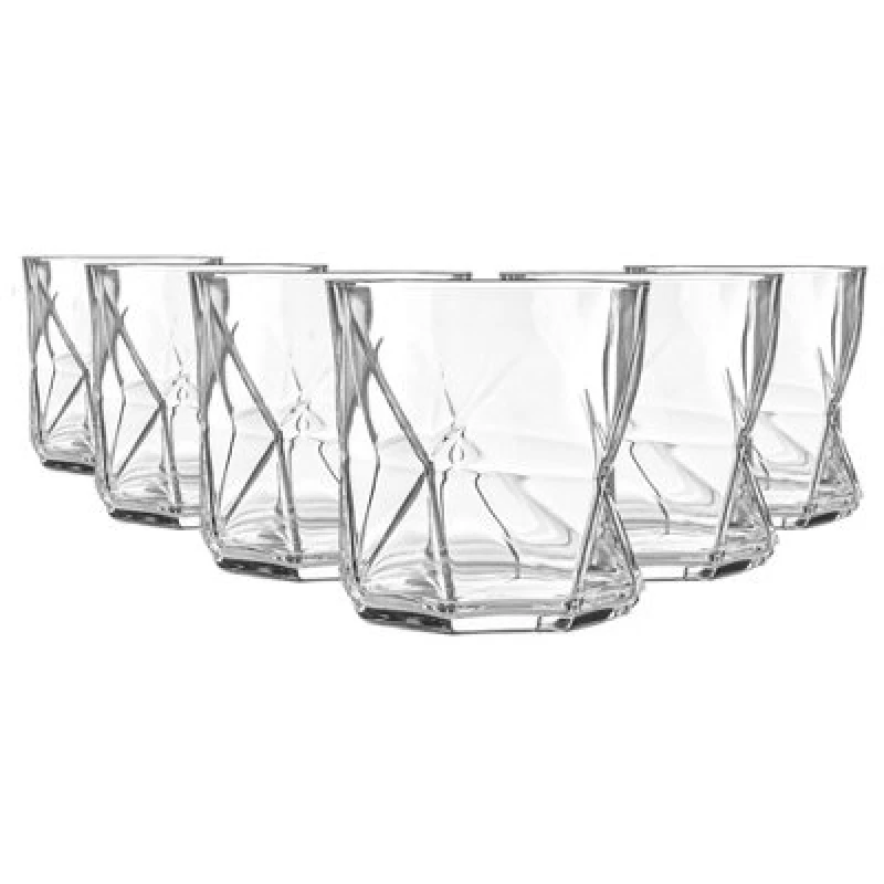 Image of Bormioli Rocco Cassiopea Whisky Glasses - 330ml - Clear - Pack of 6 Clear